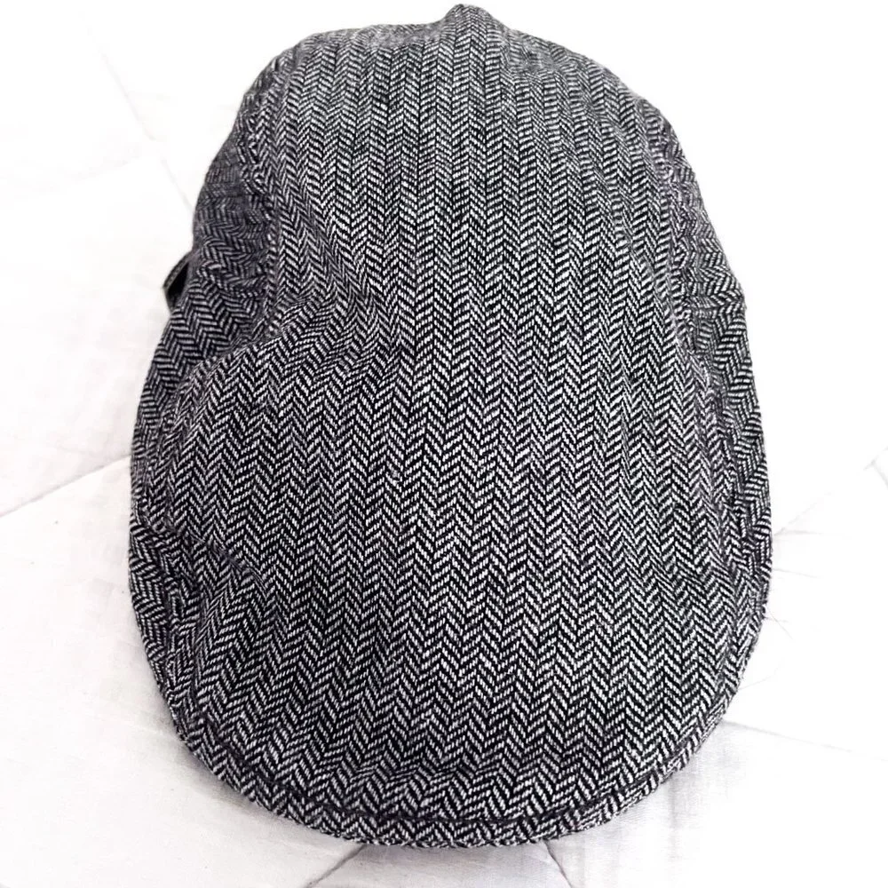 Baby Gap Wool Blend Herringbone Newsboy cap hat Size XS/S